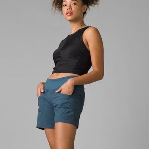 Prana Kanab Shorts in Deep Stellar Blue, size Large